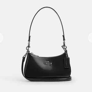 Coach Teri Mini Crossbody Bag - Black Patent